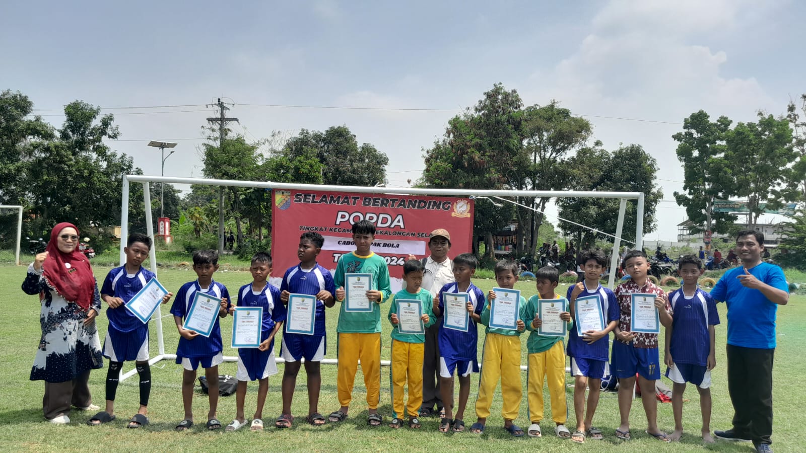 Lomba Sepak Bola POPDA Putra Tahun 2024